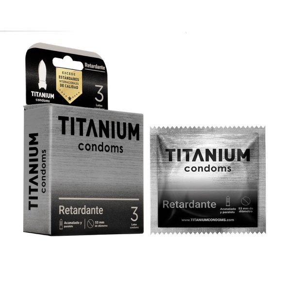 Condones Titanium Retardante x 3 - Imagen 2