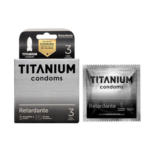Condones Titanium Retardante x 3 - Imagen 3